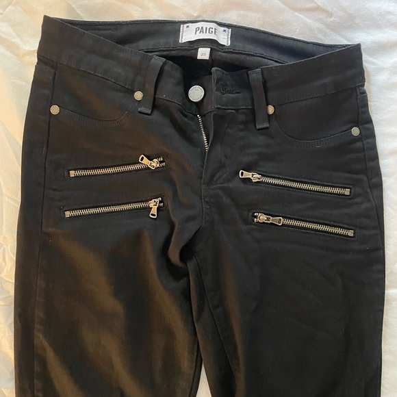 Paige Edgemont Black Shadow Jeans - Picture 4 of 4